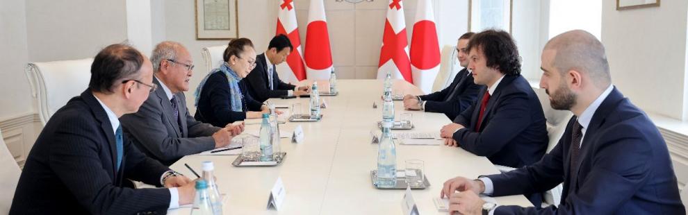 Prime Minister of Georgia meets Finance Minister of Japan