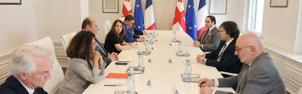 Prime Minister of Georgia Meets the European Affairs Committee Chair from the French Senate