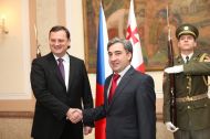 The Prime Minister of Georgia paid a working visit to Czech Republic.