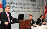 Аҧызa-министр Қырҭтәылa-Укрaинaтәи бизнес форум aҿы.
